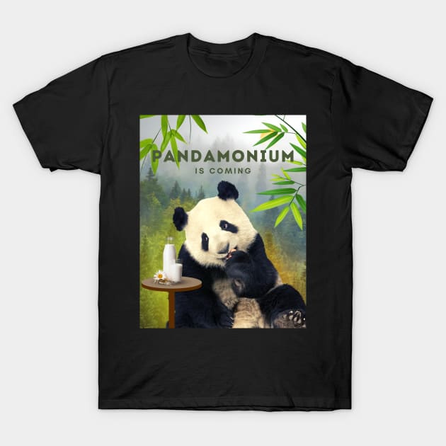 Pandamonium T-Shirt by TheSoldierOfFortune